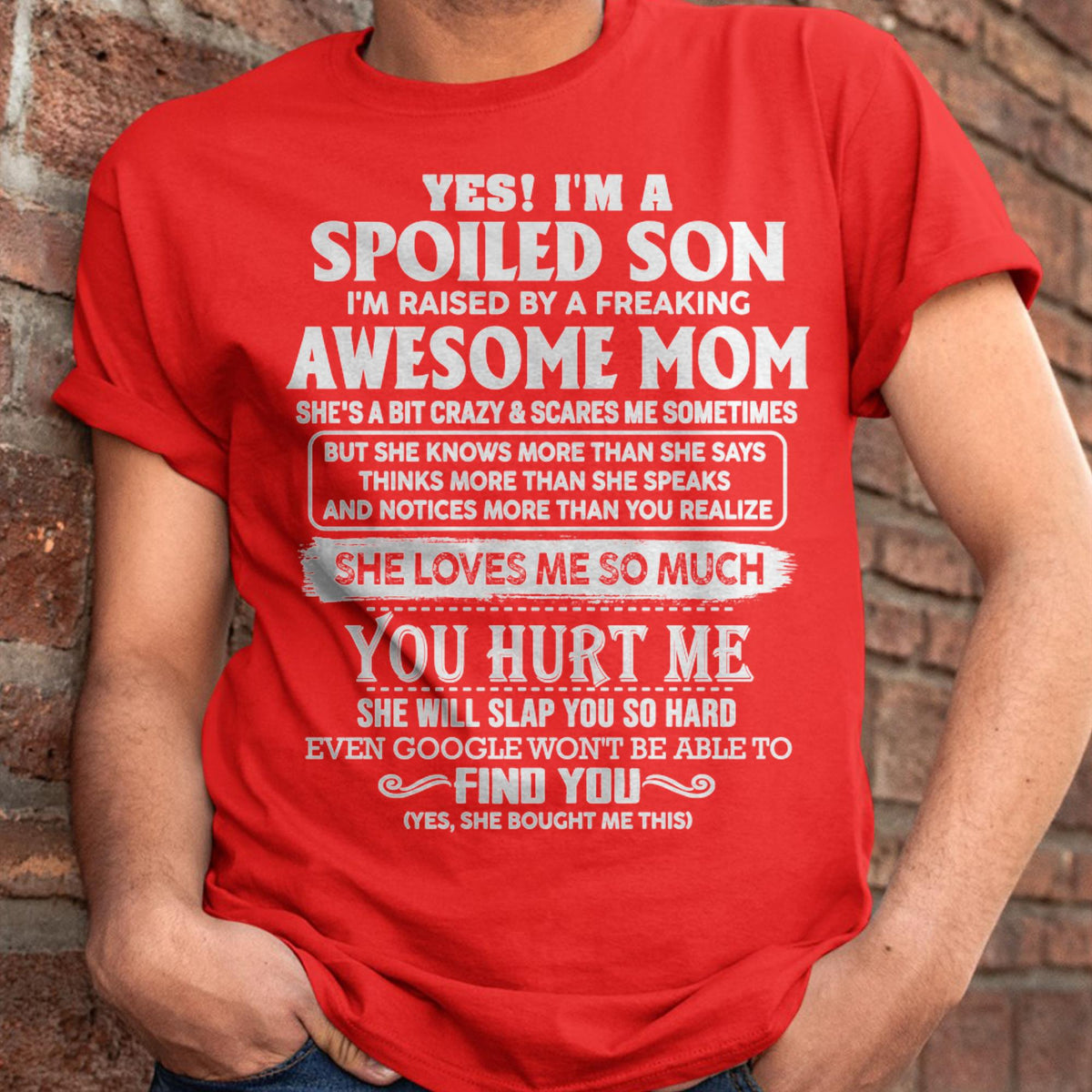 Awesome Mom - Perfect Gift For Your Spoiled Son From Mom - virgo00 (SKU05-47-00)
