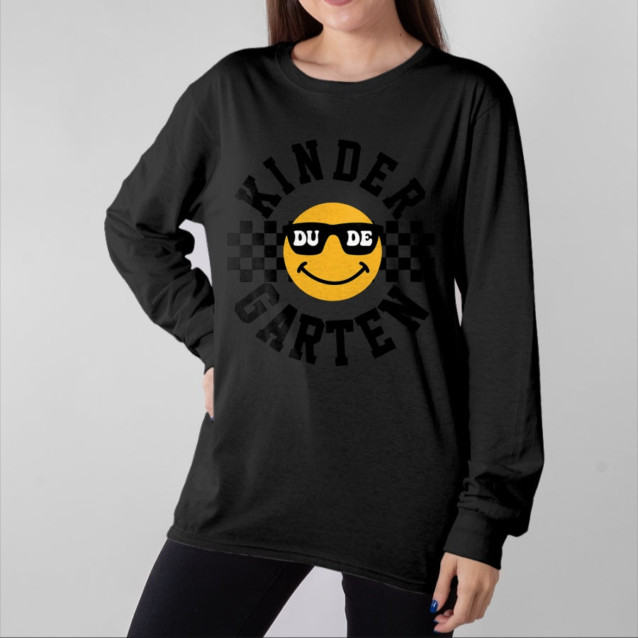 Best Student Shirt, Funny Back To School UnisexT-Shirt/Hoodie/Sweatshirt HLT00 - Kindergarten Dude Back To School Kinder Students Kids T-Shirt