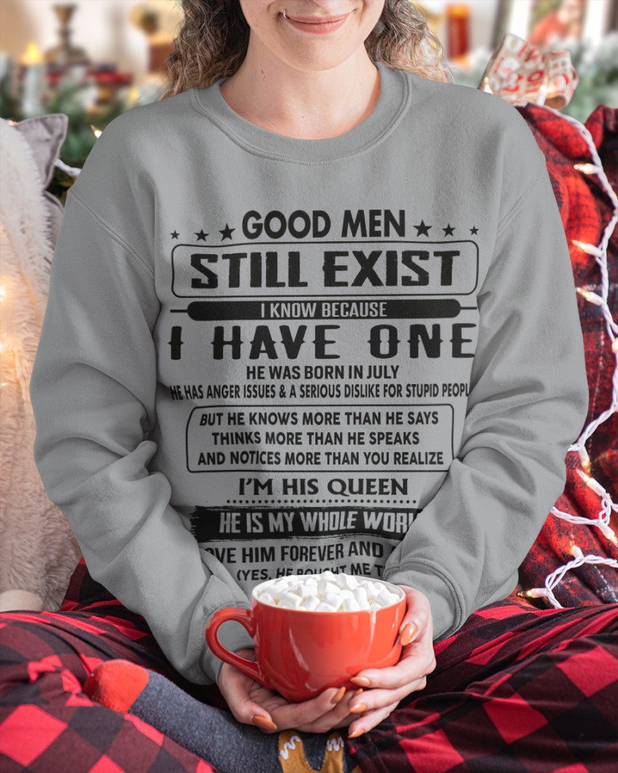 July - Good men Still Exist - gift for your girlfriend, wife from Husband - Virgo07 (SKU-GM-07)