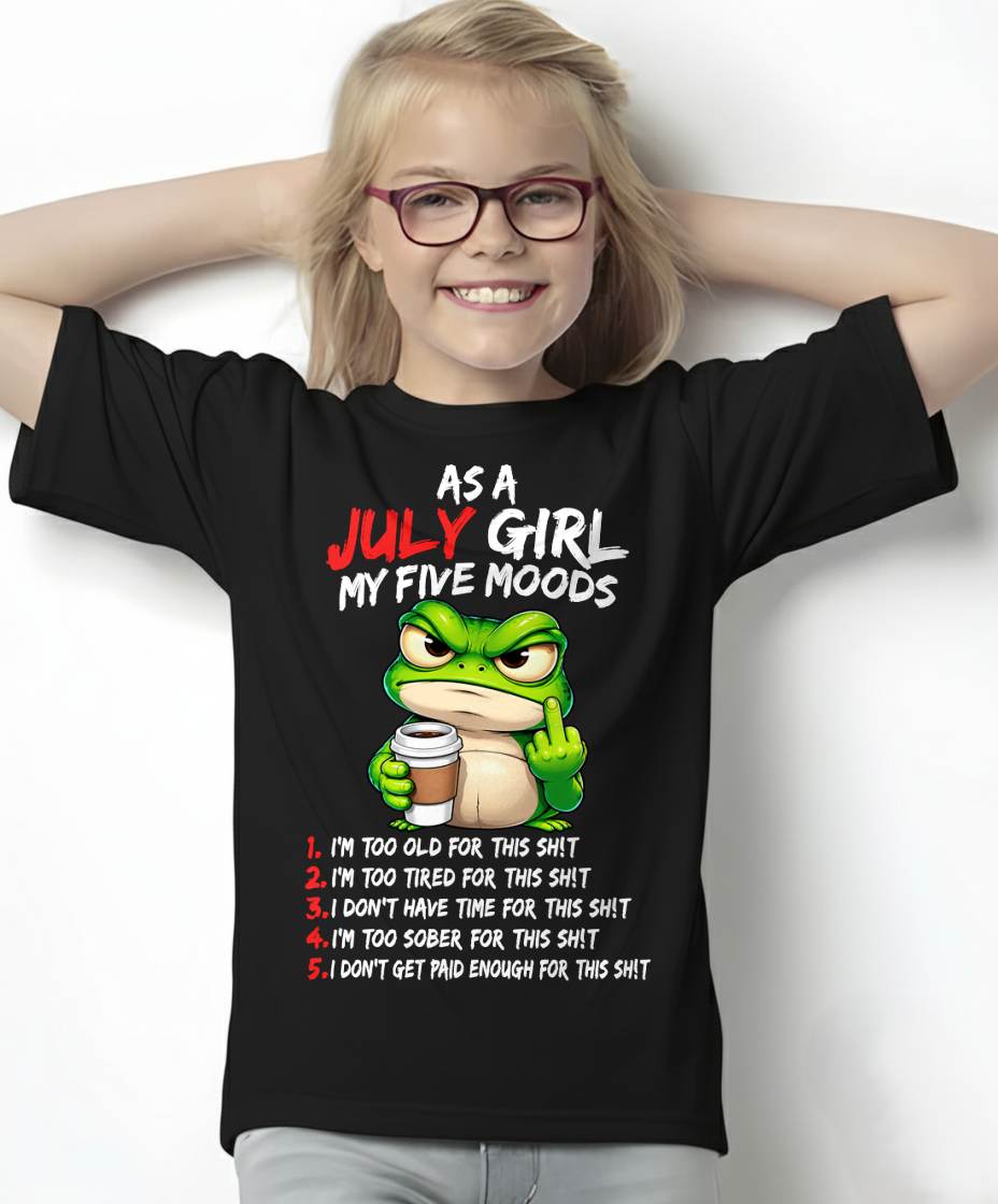 JULY SHIRT July Girl, My 5 Moods - For Women - Virgo07 (SKU2610-03-07)
