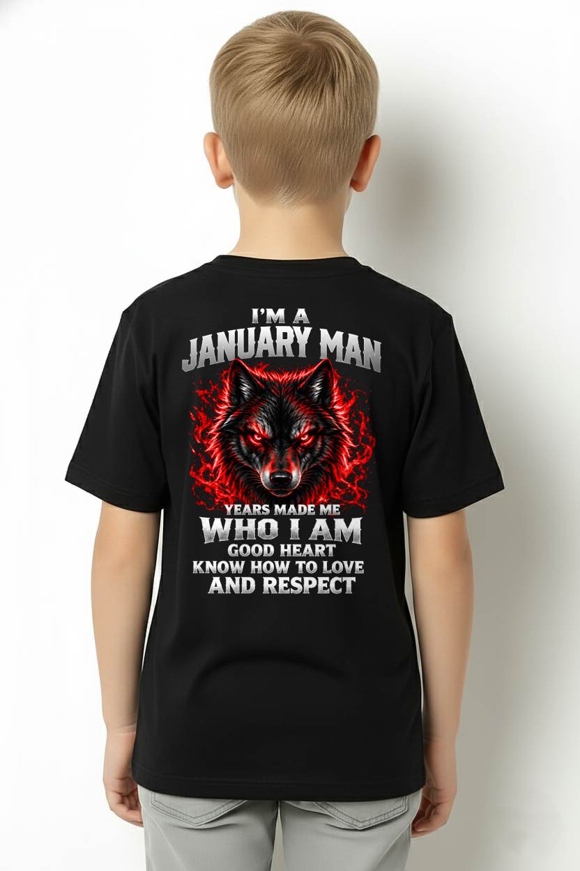 JANUARY SHIRT I Know How To Love And Respect - For Men - Virgo01 (SKU2610-186-01)