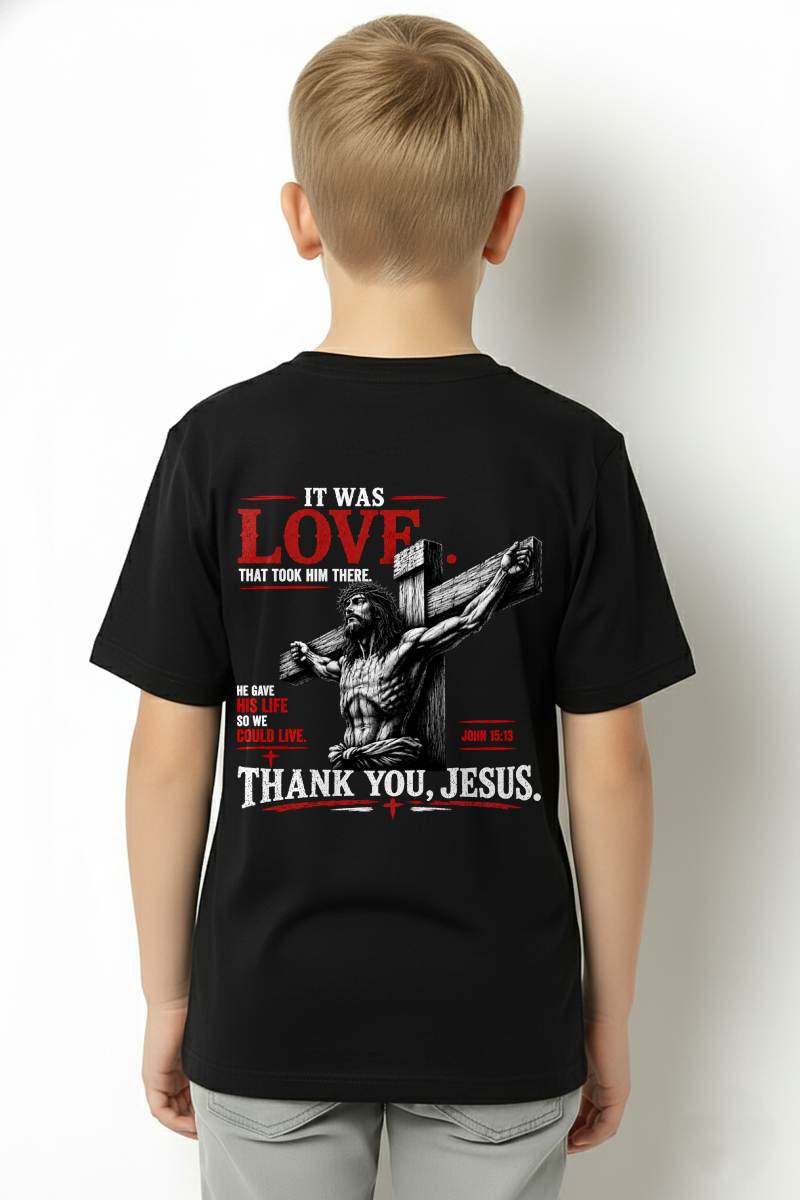 Christian T-Shirt Thank you Jesus - For Men - Virgo00 (SKU2608-29)