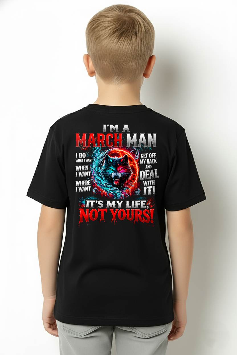 MARCH SHIRT It's My Life, Not Yours - For Men - Virgo03 (SKU2609-331-03)