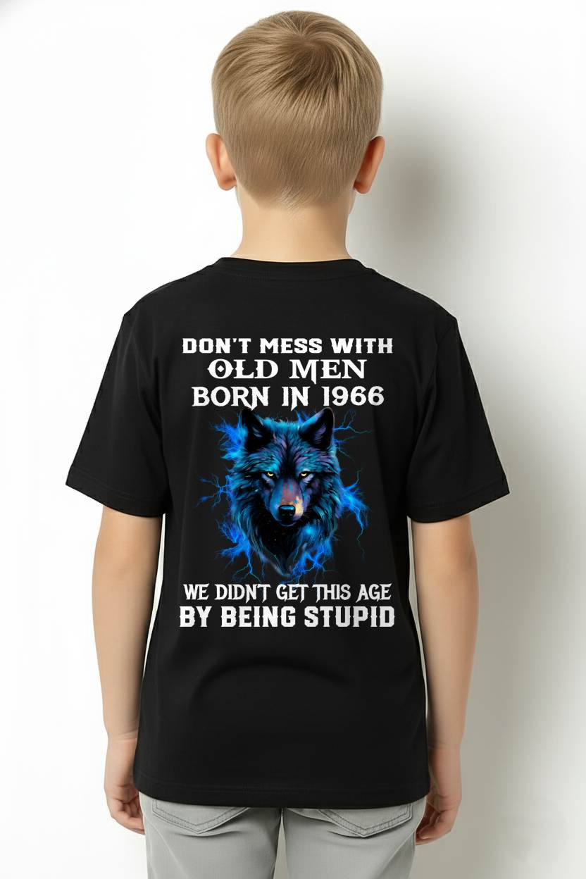 1966 SHIRT, DON'T MESS WITH OLD MEN - Virgo00 (SKU2609-232-1966)