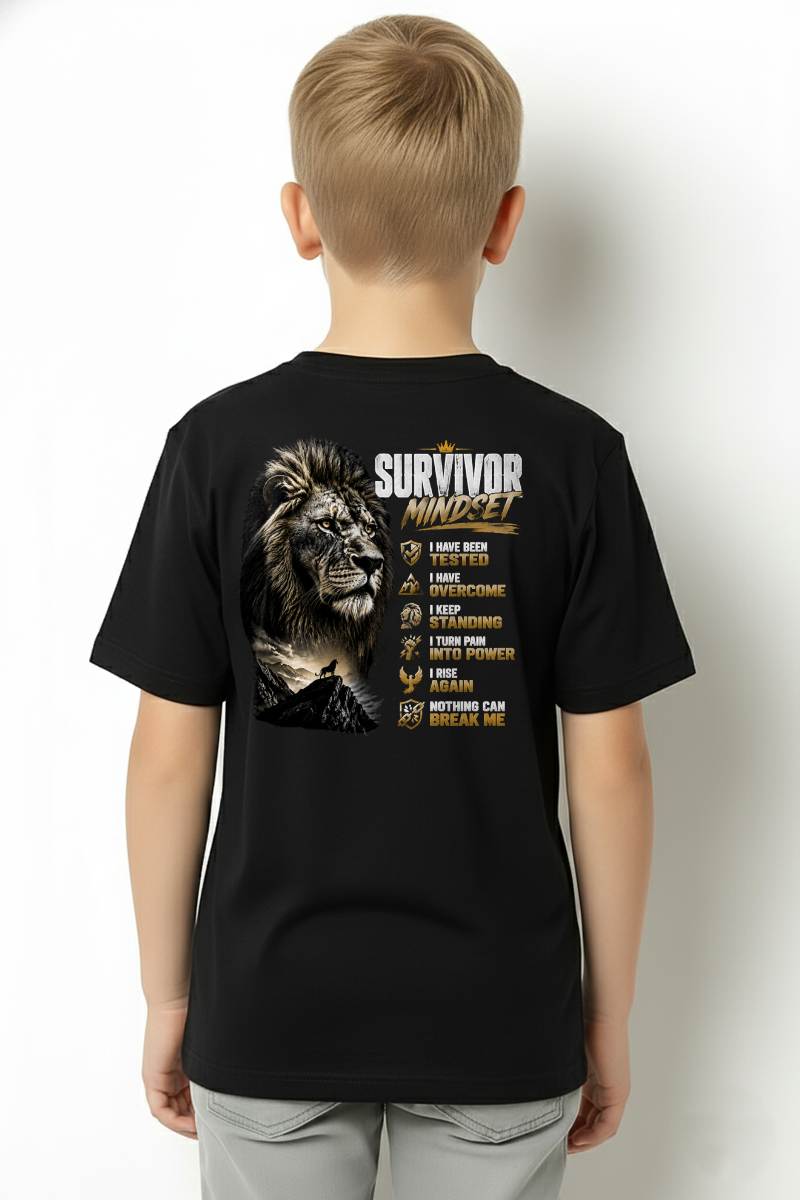 PET SHIRT Survivor Mindset - For Men - Virgo00 (SKU2608-623)