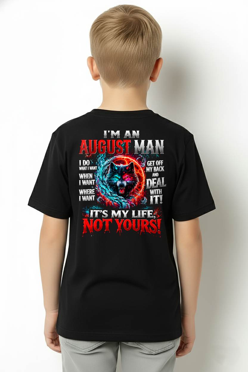 AUGUST SHIRT It's My Life, Not Yours - For Men - Virgo08 (SKU2609-331-08)