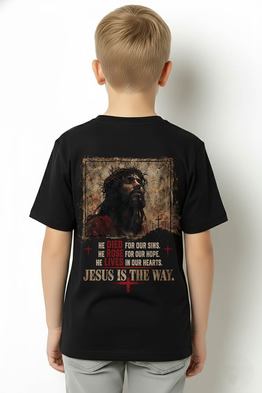 Jesus, God is the way T-Shirt - For Men - Virgo00 (SKU2607-313)
