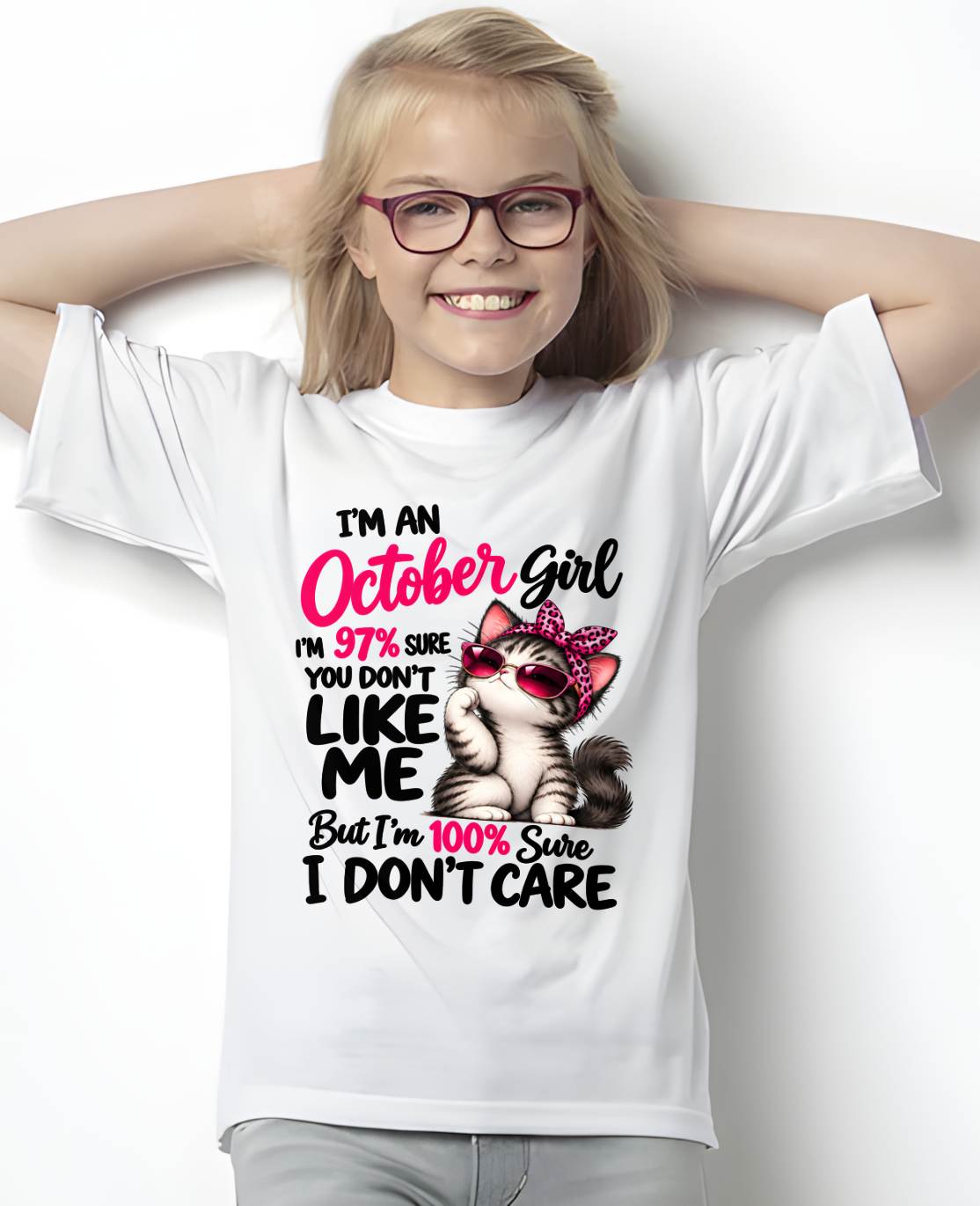 OCTOBER SHIRT You Don't Like Me, I Don't Care - For Women -Virgo10 (SKU2610-192-10)