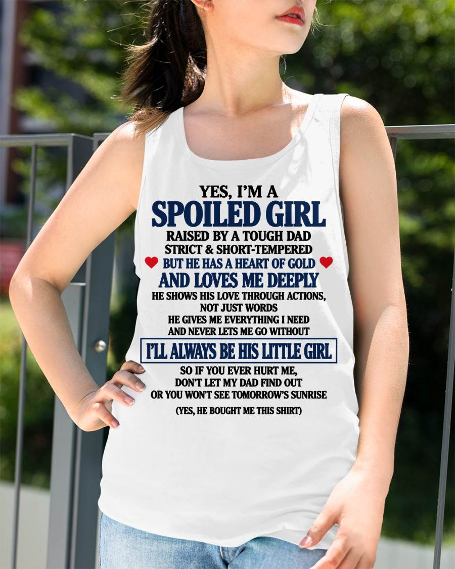 SHIRT Tough Dad Love Me - From Dad - To Daughter - Virgo00 (SKU2609-100)