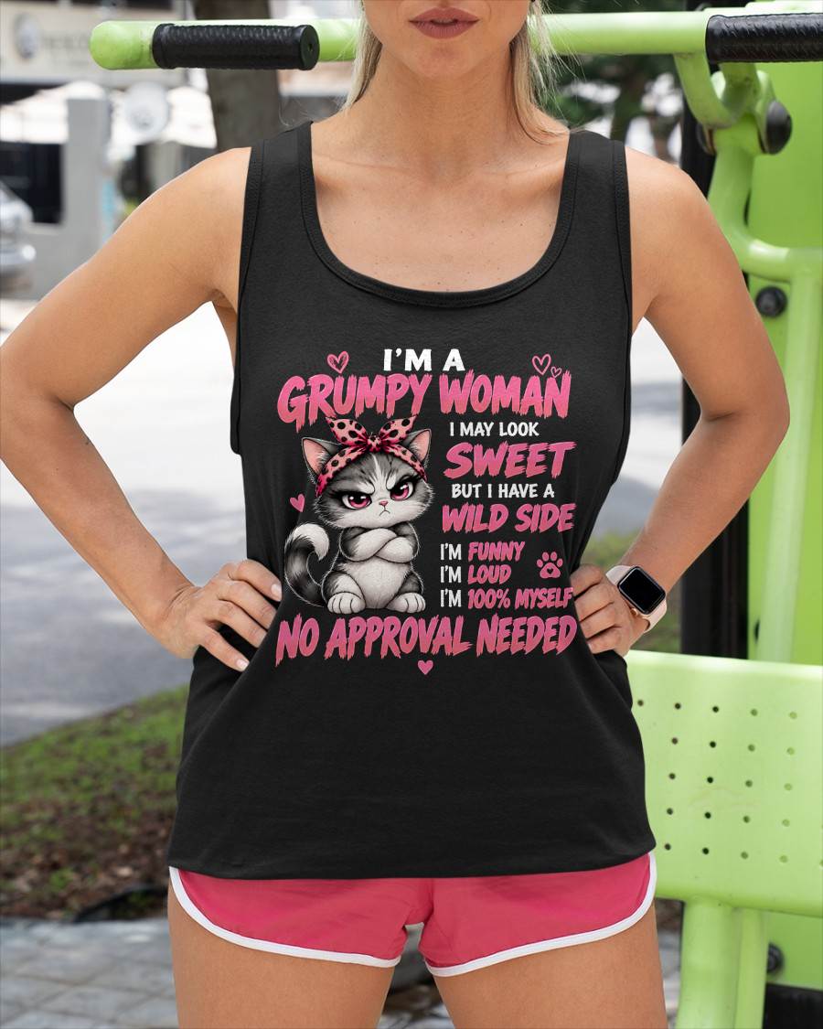 SHIRT I'm A Grumpy Women - For Women - Virgo00 ( SKU2609-185)