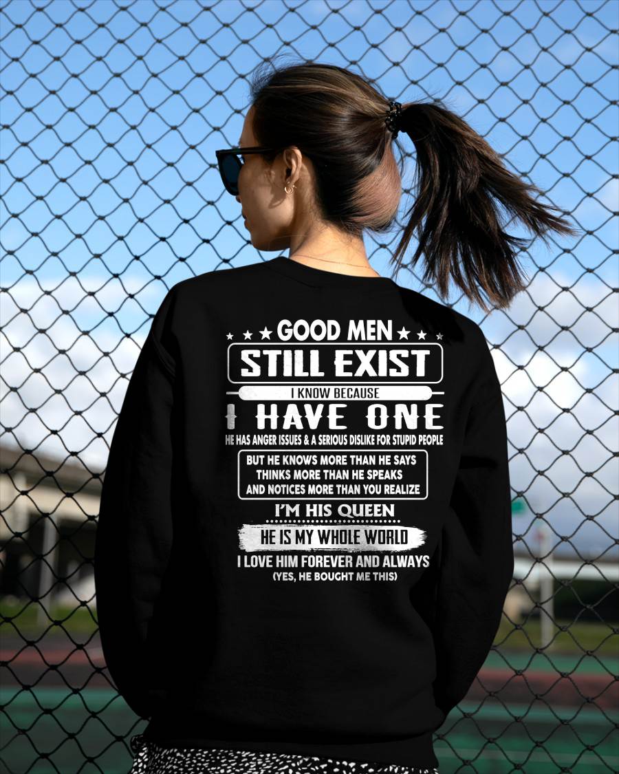 GOOD MEN STILL EXIST I KNOW BECAUSE HAVE ONE - GIFT FOR WIFE FROM HUSBAND - virgo00 (SKU2607-174-00)