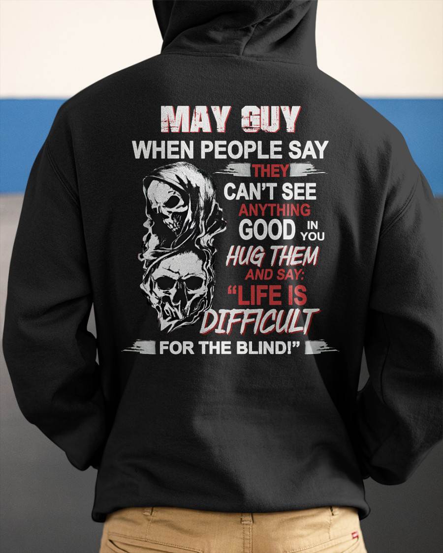 MAY - HUG THEM AND SAY... - BIRTHDAY T-SHIRT FOR MEN - Virgo05 (SKU12-253-05)
