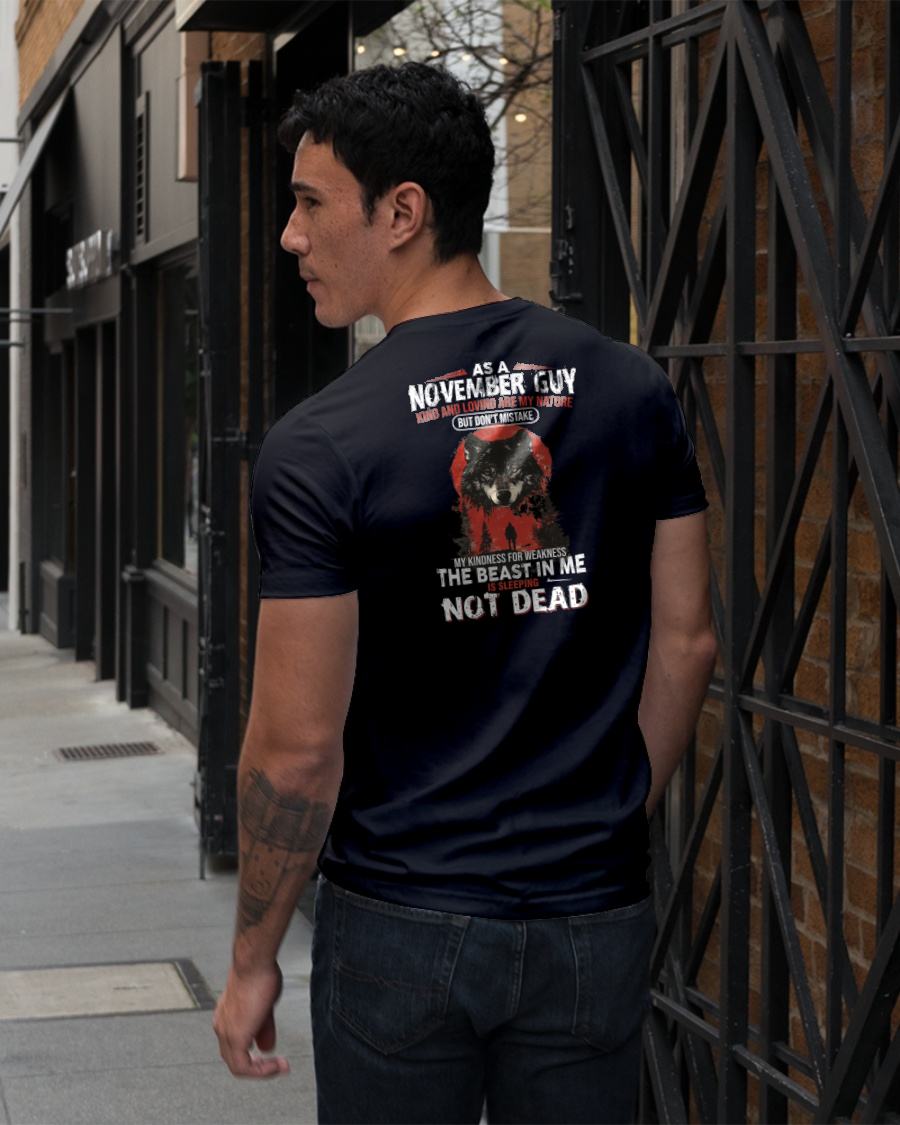 NOVEMBER - KIND AND LOVING ARE MY NATURE - BIRTHDAY T-SHIRT FOR MEN - Virgo11 (SKU26T-01-17-11)