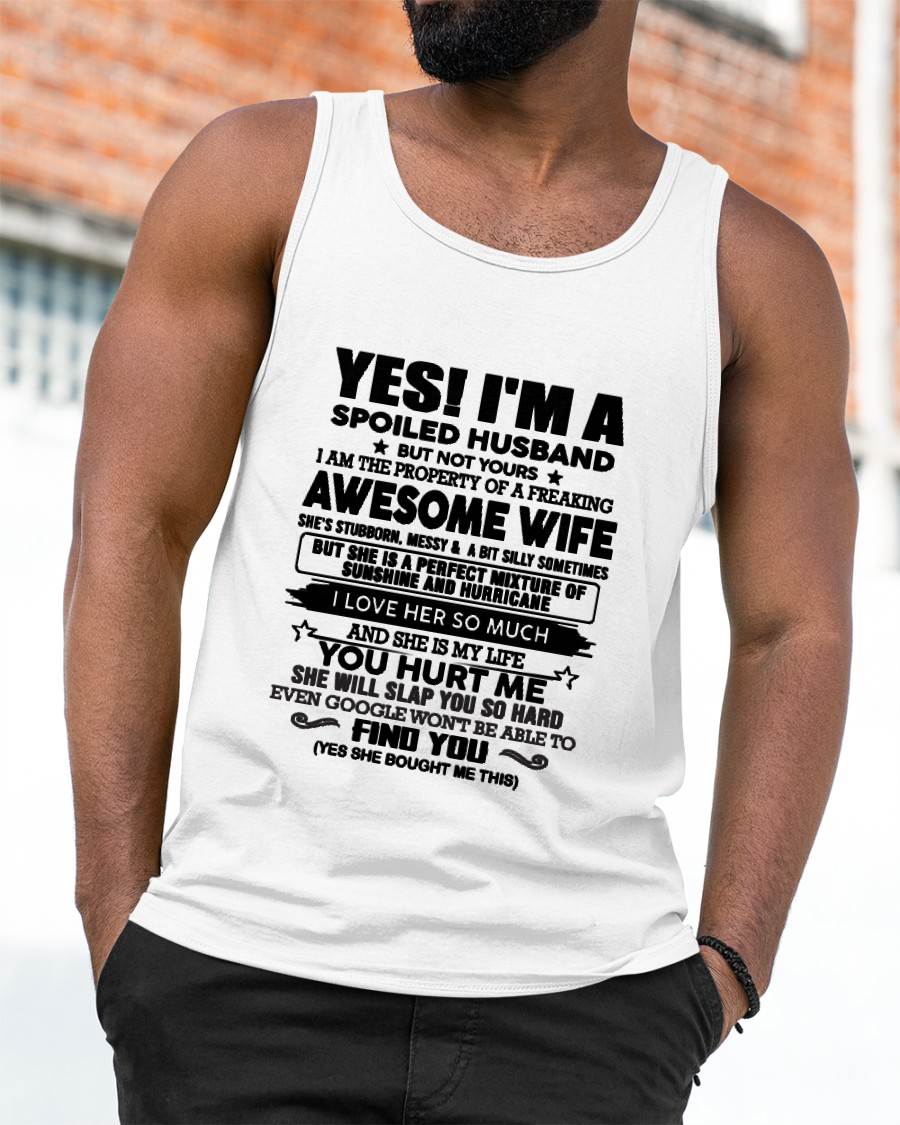 I'M A SPOILED HUSBAND BUT NOT YOURS - FROM WIFE - virgo00 (SKU12-283-00)