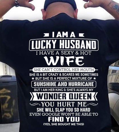 I AM A LUCKY HUSBAND I HAVE A SEXY & HOT WIFE  - FROM WIFE - virgo00 (SKU12-316-00)