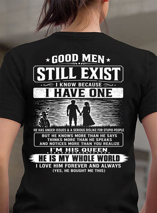 GOOD MEN STILL EXIST I KNOW BECAUSE HAVE ONE - Perfect gift for your girlfriend or wife From Husband - virgo00 (SKU2608-562-00)