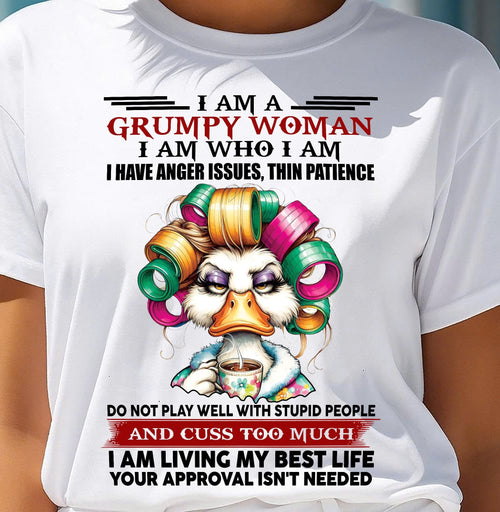 GRUMPY WOMAN - BIRTHDAY SHIRT FOR WOMEN - FMA / Virgo00 (SKU26T-01-22-00)