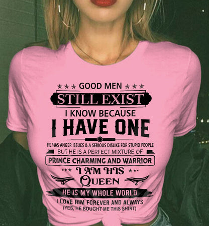 GOOD MEN STILL EXIST I KNOW BECAUSE I HAVE ONE - FROM HUSBAND - virgo00 (SKU12-307-00)