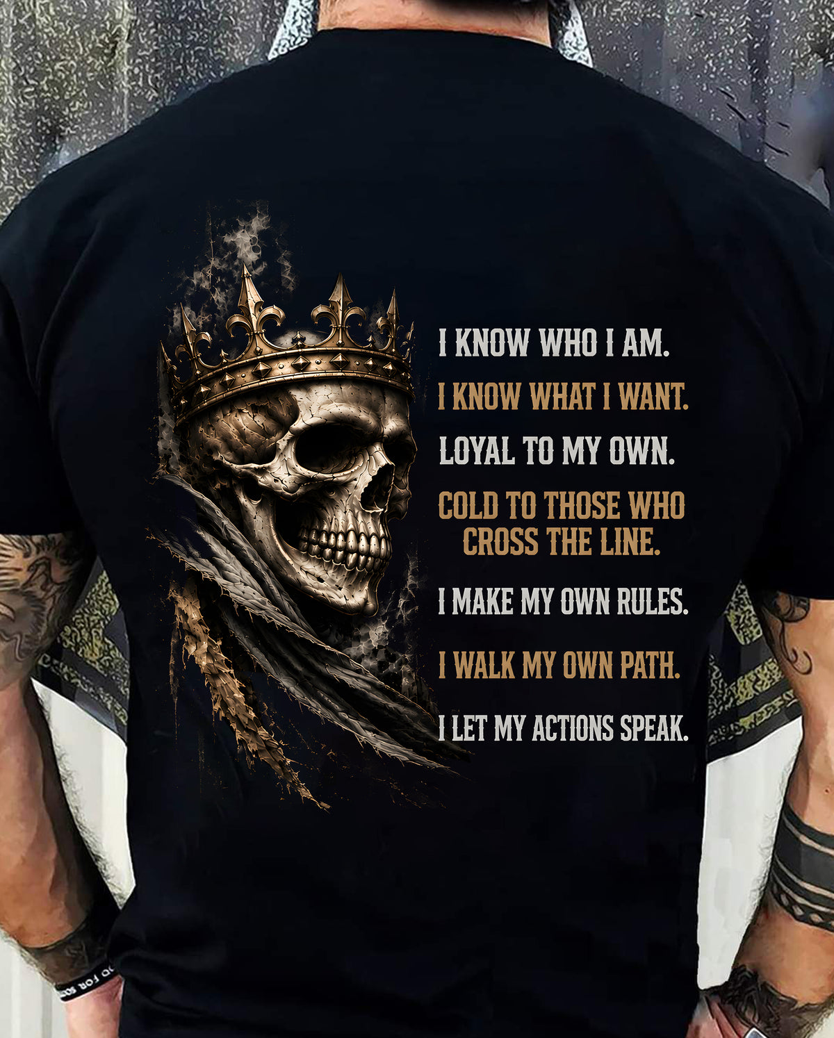 SHIRT I Know What I Want - For Men - Virgo00 (SKU2609-106)