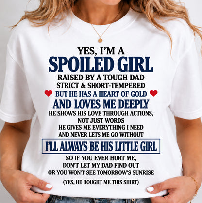 SHIRT Tough Dad Love Me - From Dad - To Daughter - Virgo00 (SKU2609-100)