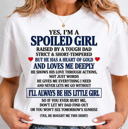 SHIRT Tough Dad Love Me - From Dad - To Daughter - Virgo00 (SKU2609-100)