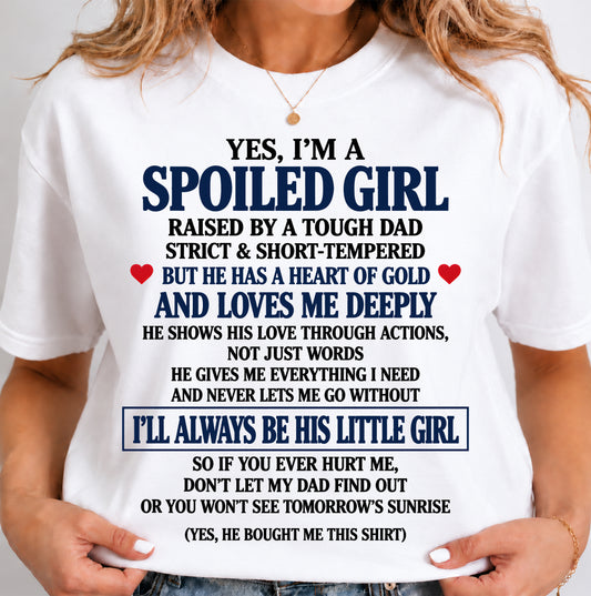 SHIRT Tough Dad Love Me - From Dad - To Daughter - Virgo00 (SKU2609-100)