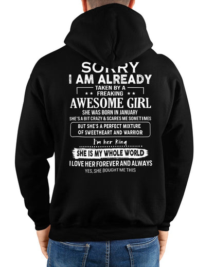 January - Awesome girl - Perfect gift for your boyfriend - (SKU04-86-01) - From Wife Virgo01