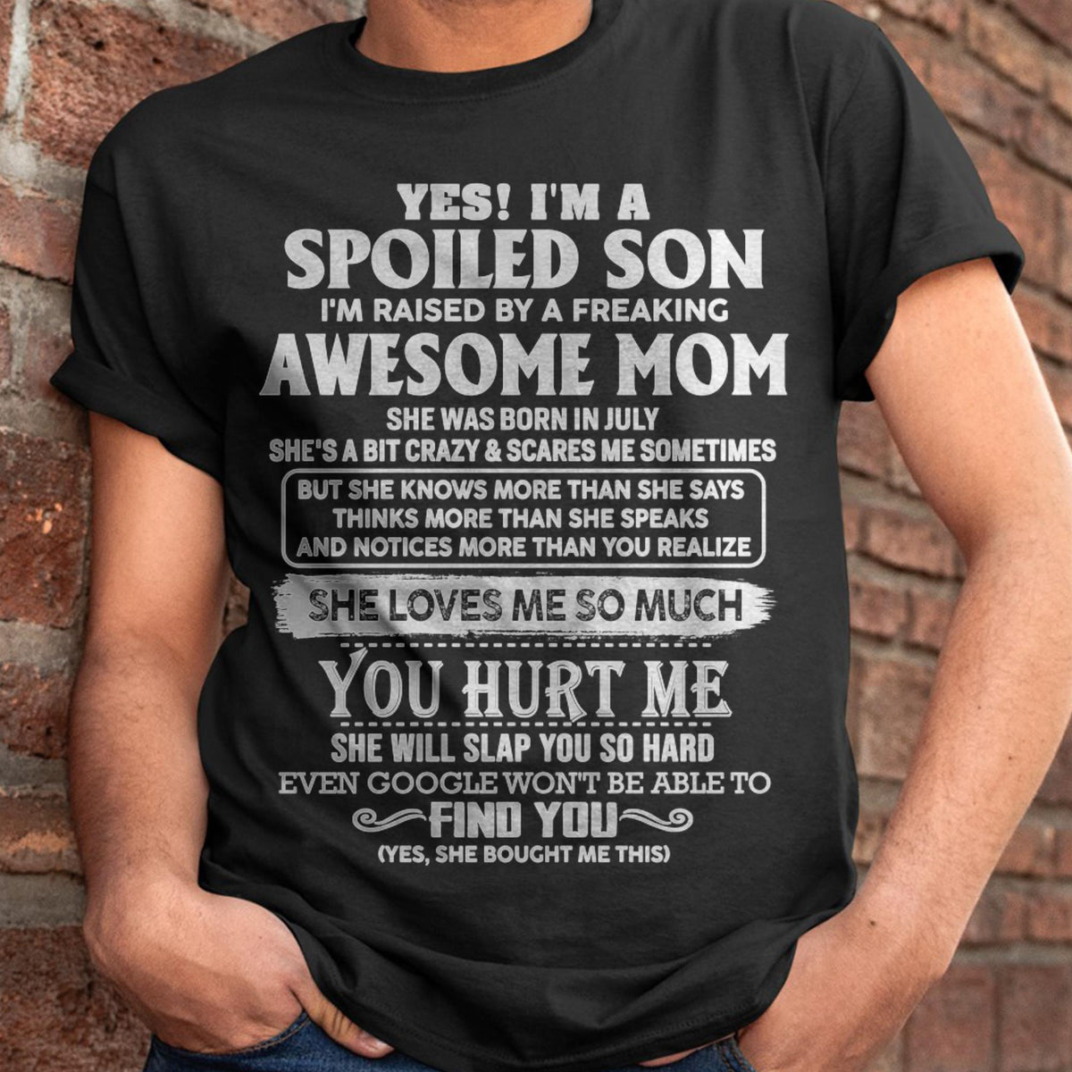 July - Awesome Mom - Perfect Gift For Your Son From Mom - virgo07 (SKU05-47-07)