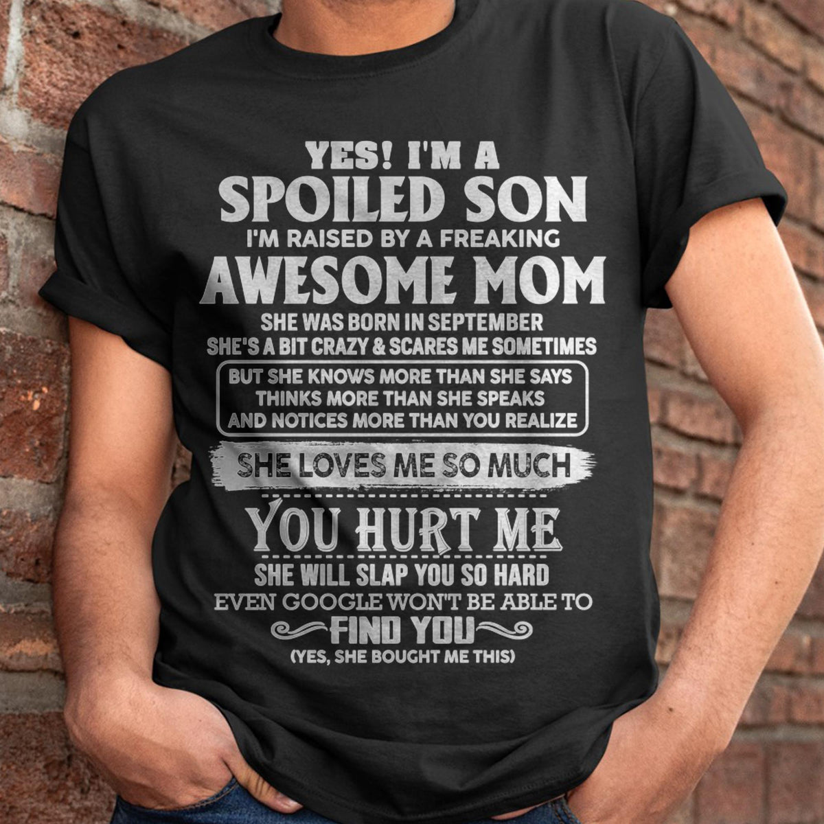 September - Awesome Mom - Perfect Gift For Son From Mom - virgo09 (SKU05-47-09)