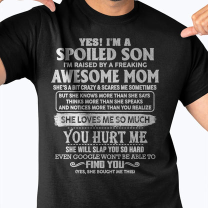 Awesome Mom - Perfect Gift For Your Spoiled Son From Mom - virgo00 (SKU05-47-00)