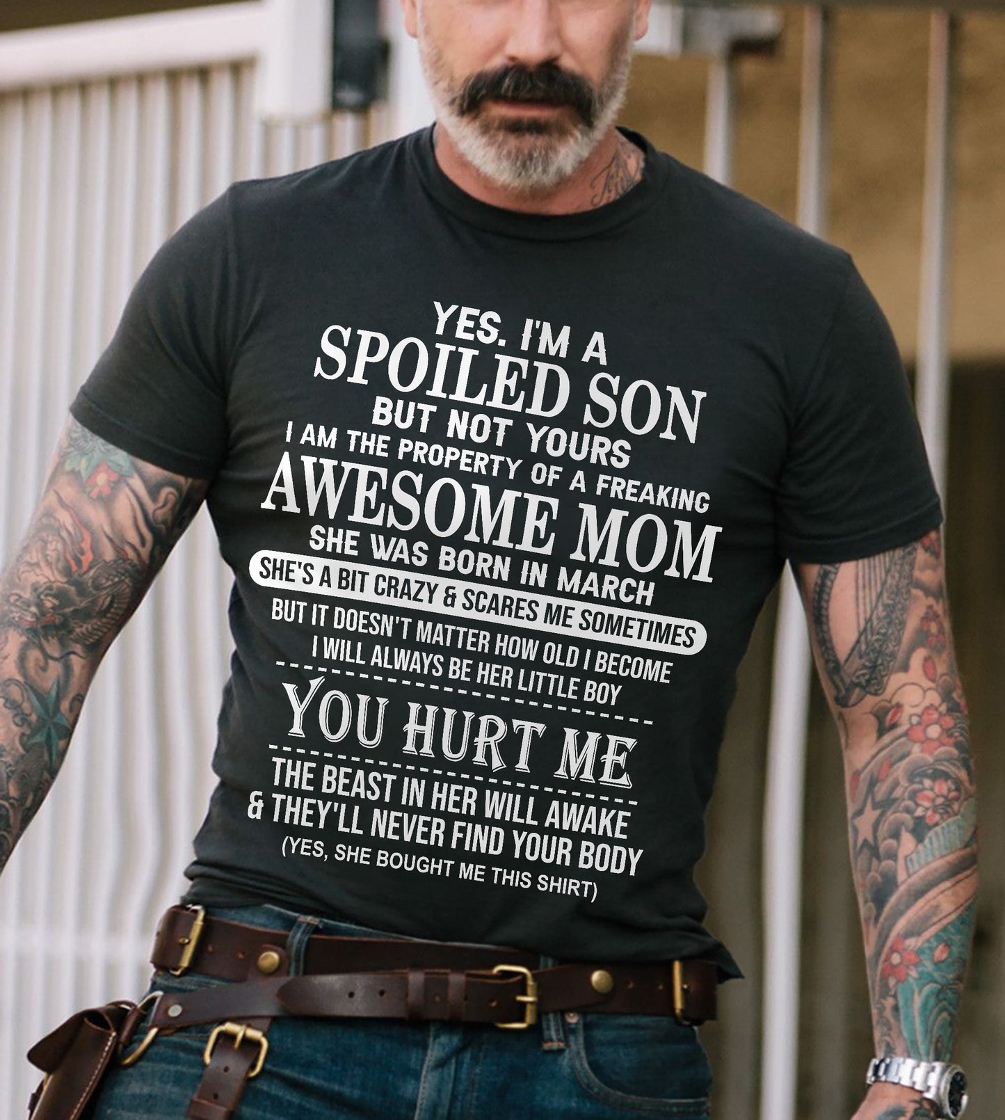 March - Awesome Mom Born In March - Special gift for Son From Mom - virgo03 (SKU10-45-03)