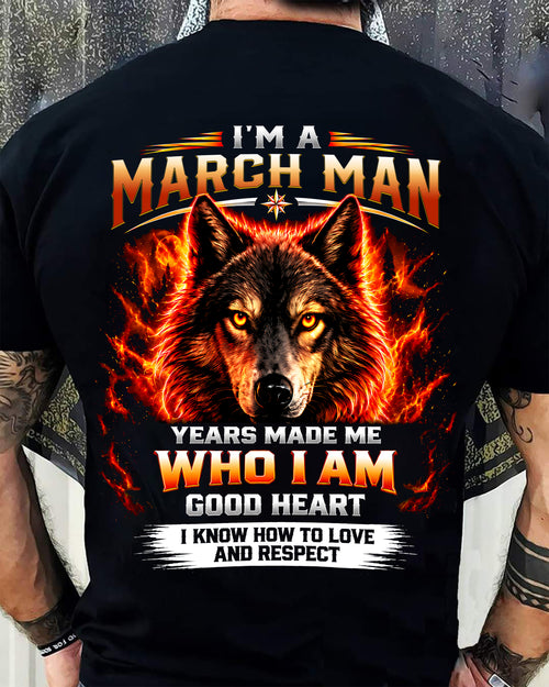 MARCH SHIRT I Know How To Love And Respect - For Men - Virgo03 (SKU2609-291-03)