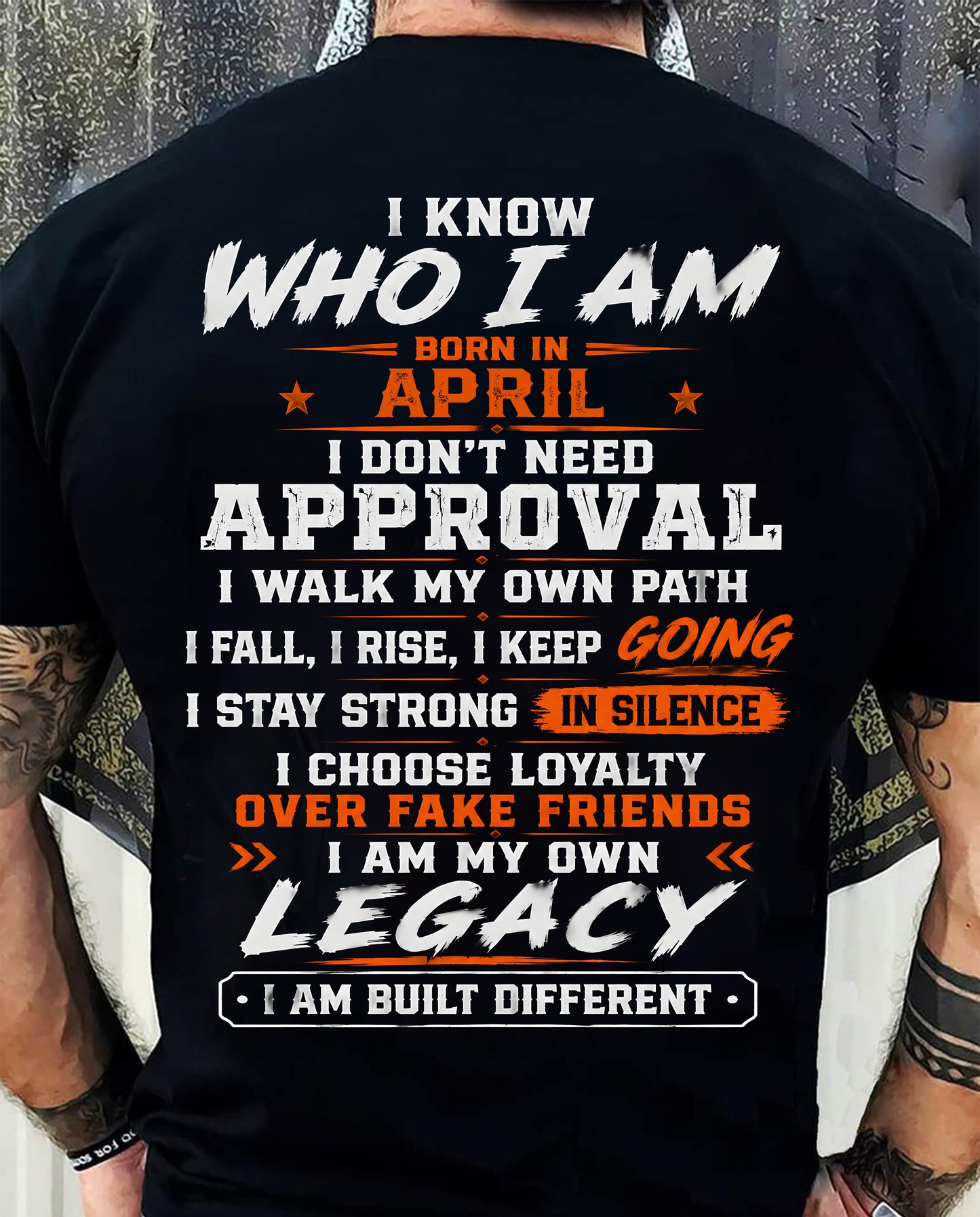 APRIL SHIRT Who I Am - For Men - Virgo04 (SKU2608-648-04)