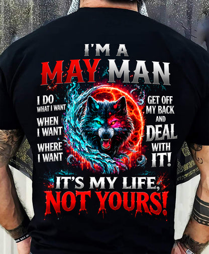 MAY SHIRT It's My Life, Not Yours - For Men - Virgo05 (SKU2609-331-05)