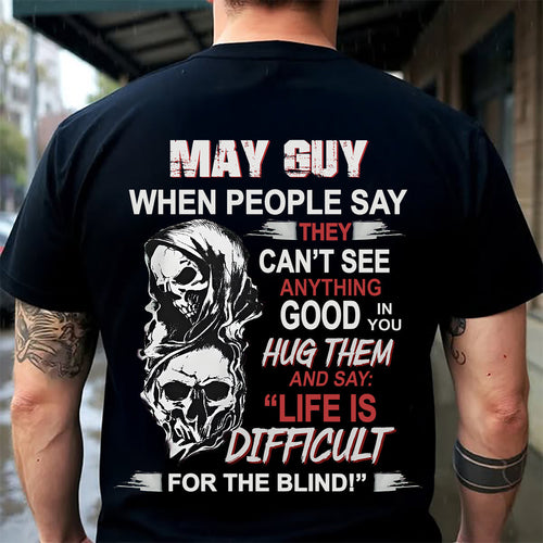 MAY - HUG THEM AND SAY... - BIRTHDAY T-SHIRT FOR MEN - Virgo05 (SKU12-253-05)