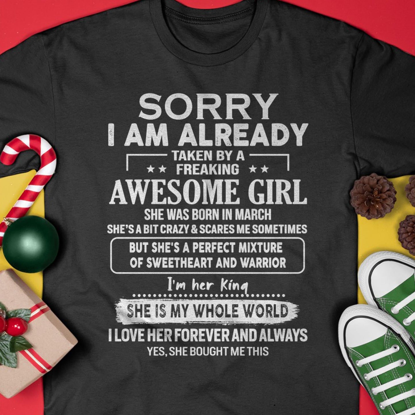 March - Awesome Girl - Perfect Gift For Boyfriend, Husband From Wife - Virgo03 (SKU04-86MT-03)