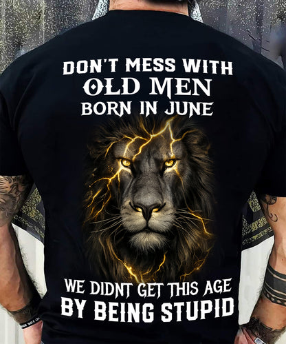 JUNE SHIRT, DON’T MESS WITH OLD MEN - Virgo MALE01 (SKU2604-309-06)