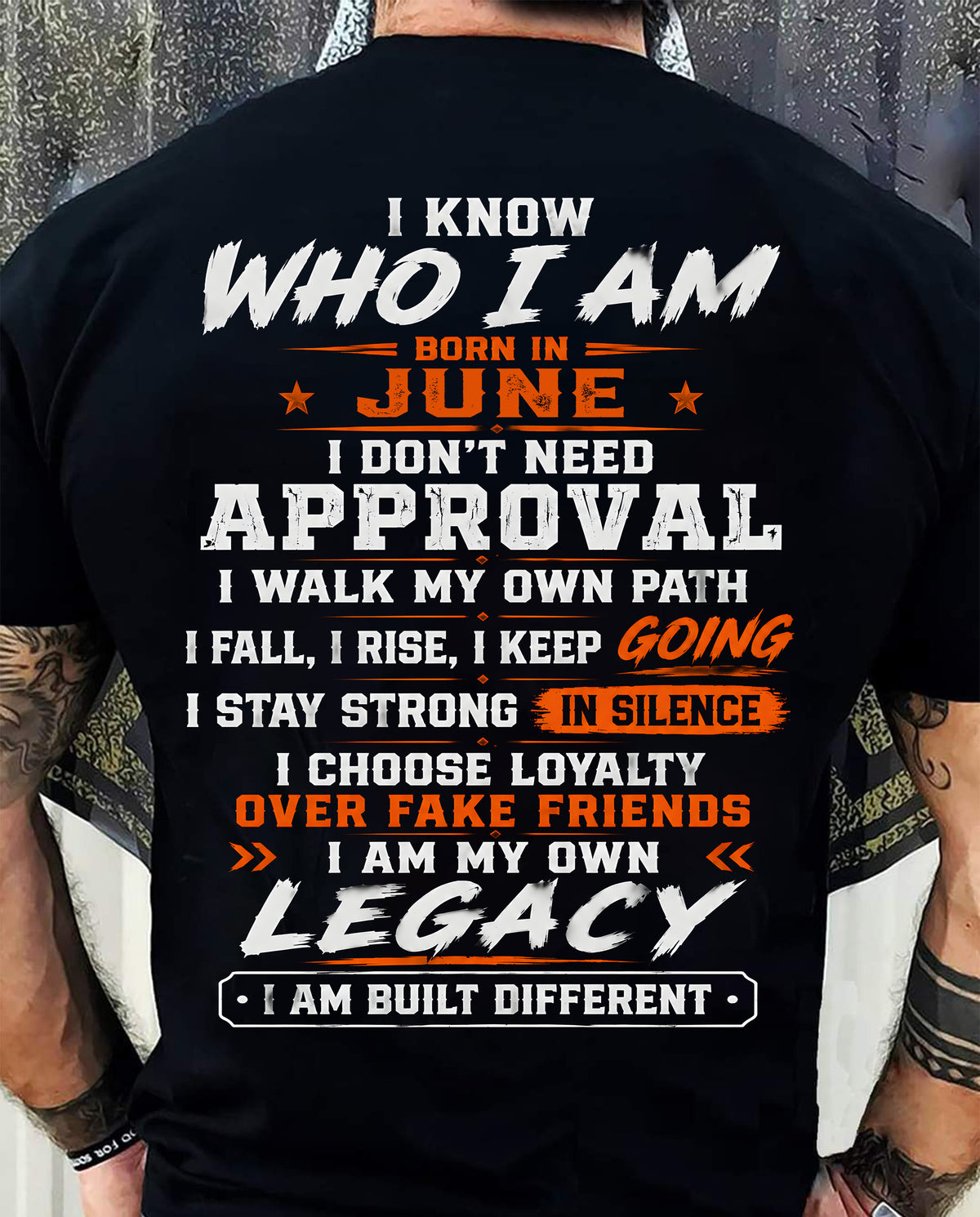 JUNE SHIRT Who I Am - For Men - Virgo06 (SKU2608-648-06)