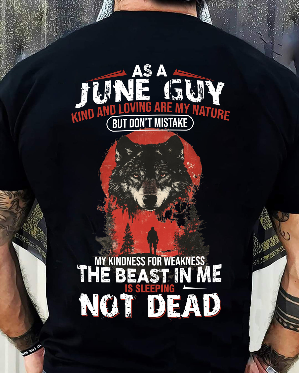 JUNE - KIND AND LOVING ARE MY NATURE - BIRTHDAY T-SHIRT FOR MEN - Virgo06 (SKU26T-01-17-06)