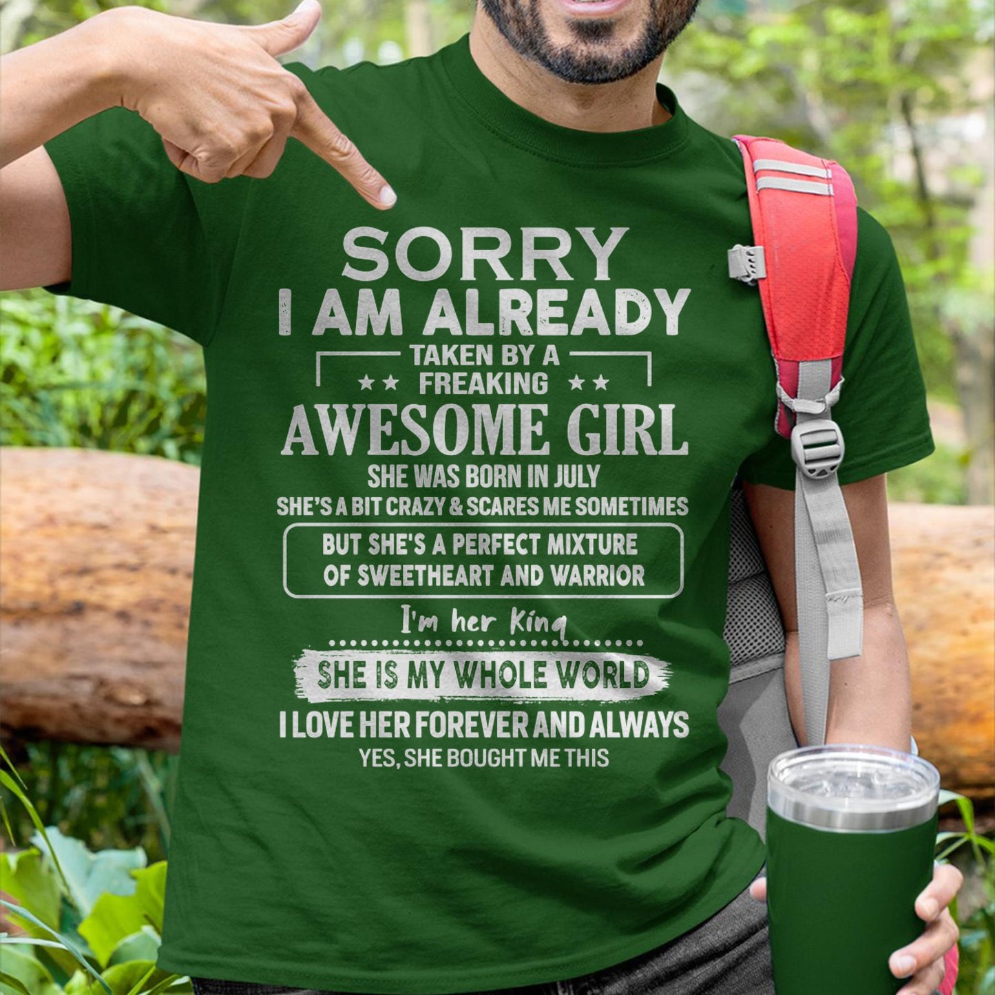 July - Awesome Girl - Perfect Gift For Your Boyfriend, Husband From Wife - Virgo07 (SKU04-86MT-07)