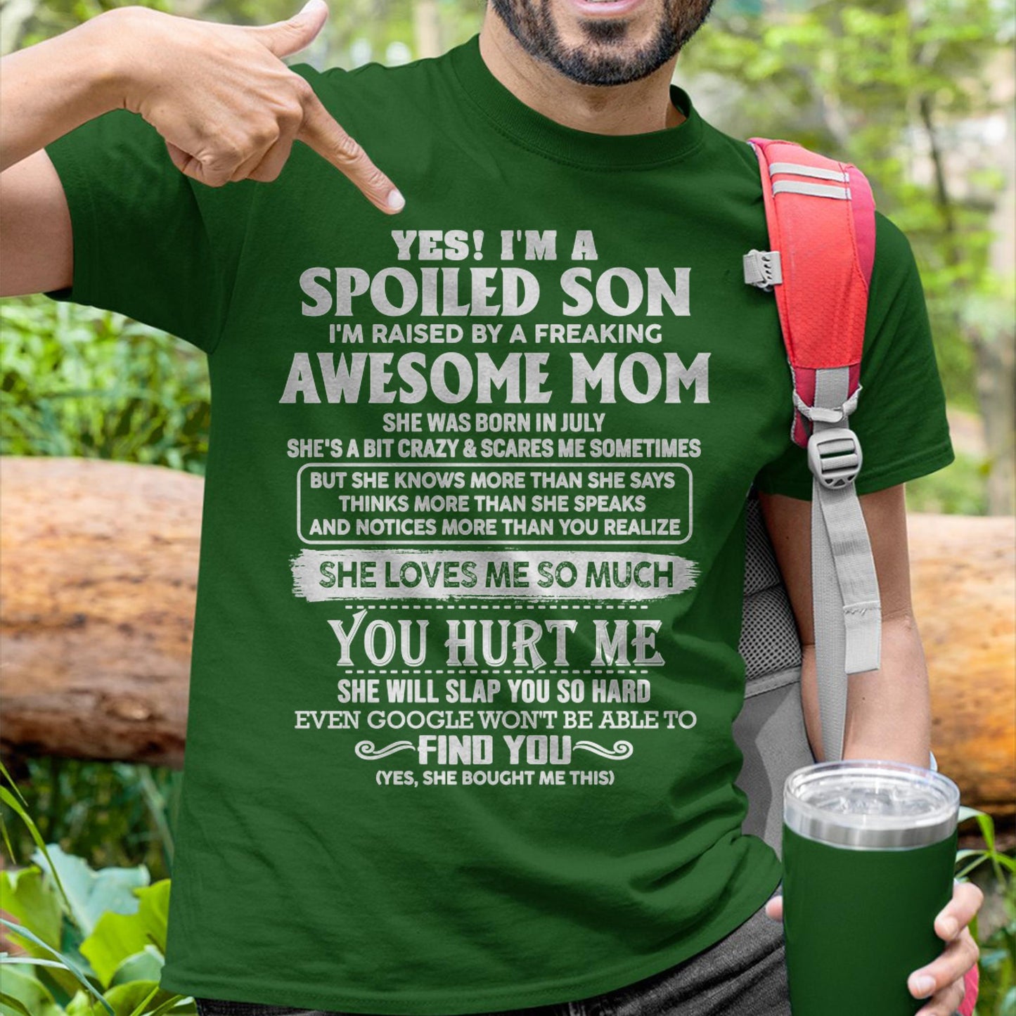 July - Awesome Mom - Perfect Gift For Your Son From Mom - virgo07 (SKU05-47-07)