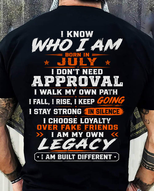JULY SHIRT Who I Am - For Men - Virgo07 (SKU2608-648-07)