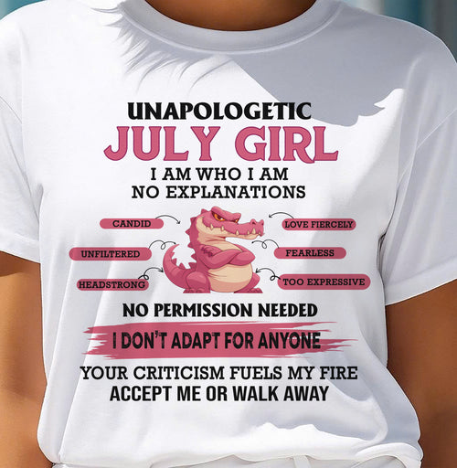 JULY WOMAN I AM WHO I AM, NO EXPLANATIONS - Virgo07 (SKU2605-55-07)