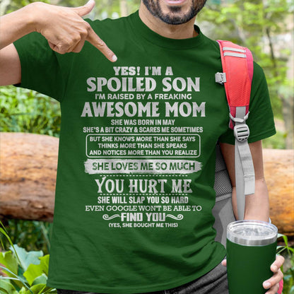 May - Awesome Mom - Perfect Gift For Spoiled Son From Mom - virgo05 (SKU05-47-05)