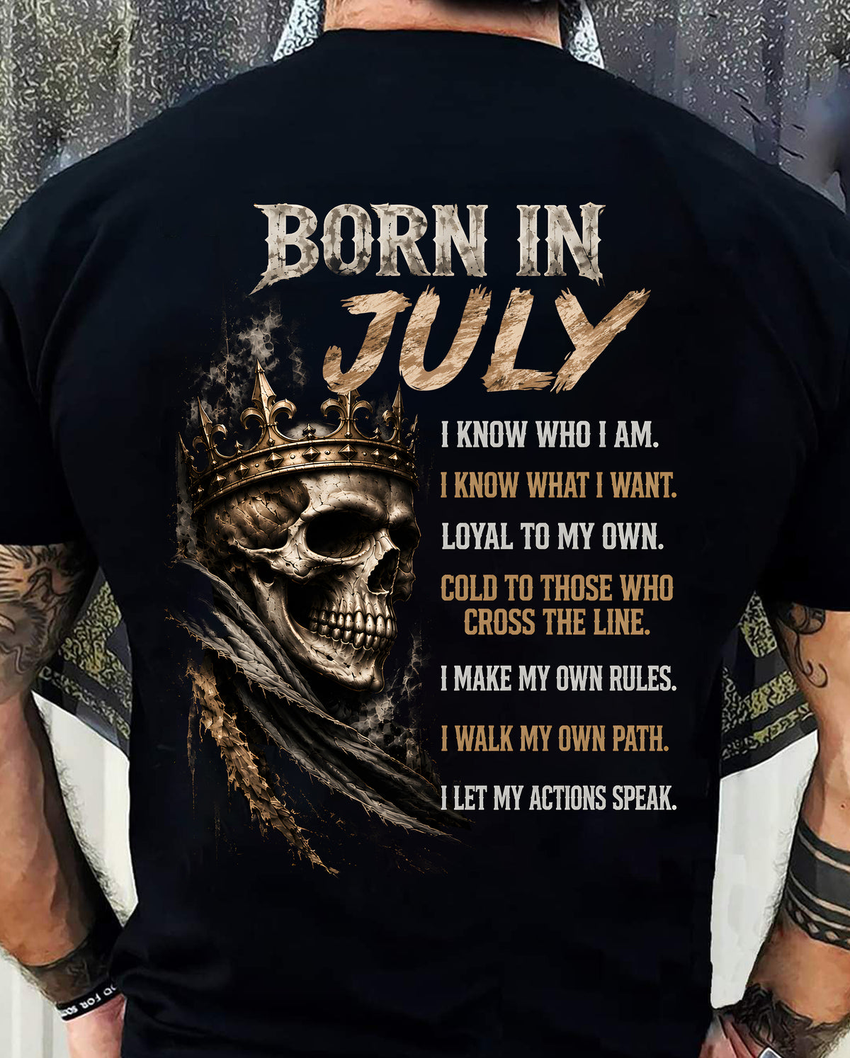 JULY SHIRT I Know What I Want - For Men - Virgo07 (SKU2609-106-07)