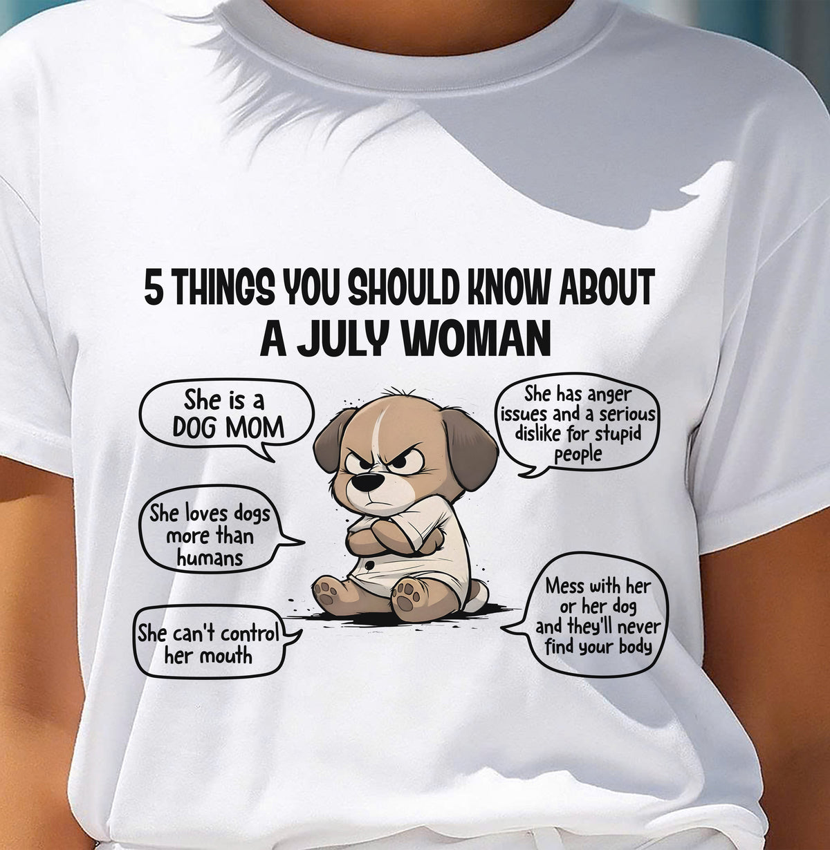 JULY SHIRT, 5 THINGS YOU SHOULD KNOW ABOUT THIS WOMAN - Virgo07 (SKU2604-311-07)