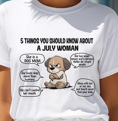 JULY SHIRT, 5 THINGS YOU SHOULD KNOW ABOUT THIS WOMAN - Virgo07 (SKU2604-311-07)