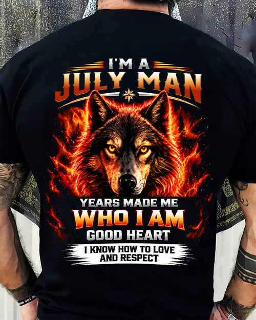 JULY SHIRT I Know How To Love And Respect - For Men - Virgo07 (SKU2609-291-07)