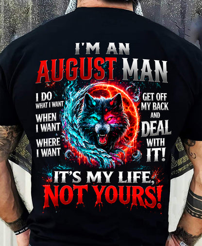 AUGUST SHIRT It's My Life, Not Yours - For Men - Virgo08 (SKU2609-331-08)