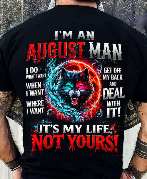 AUGUST SHIRT It's My Life, Not Yours - For Men - Virgo08 (SKU2609-331-08)
